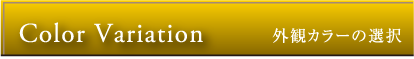 Color Variation（外観カラーの選択）