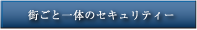 街ごと一体のセキュリティー